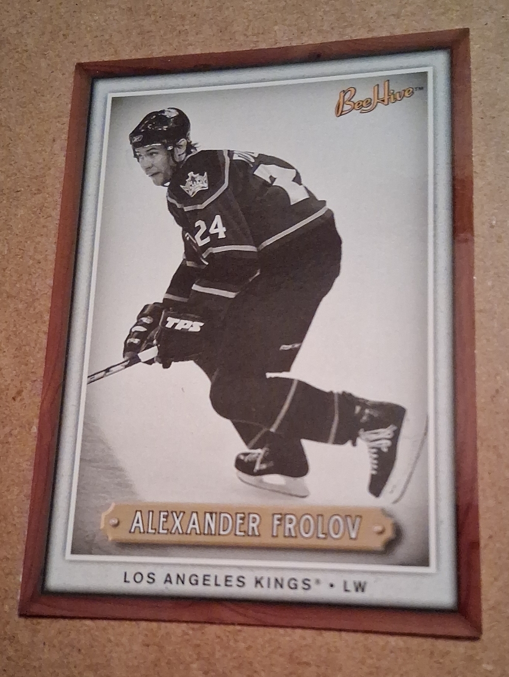 Los Angeles Kings Alexander Frolov Hockey Trading Cards - Purple/Brown